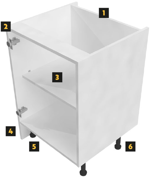 Livn Kitchen Furniture - Made in Scotland - Base Units