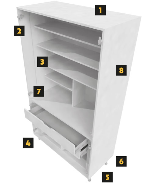 Livn Kitchen Furniture - Made in Scotland - Feature Units