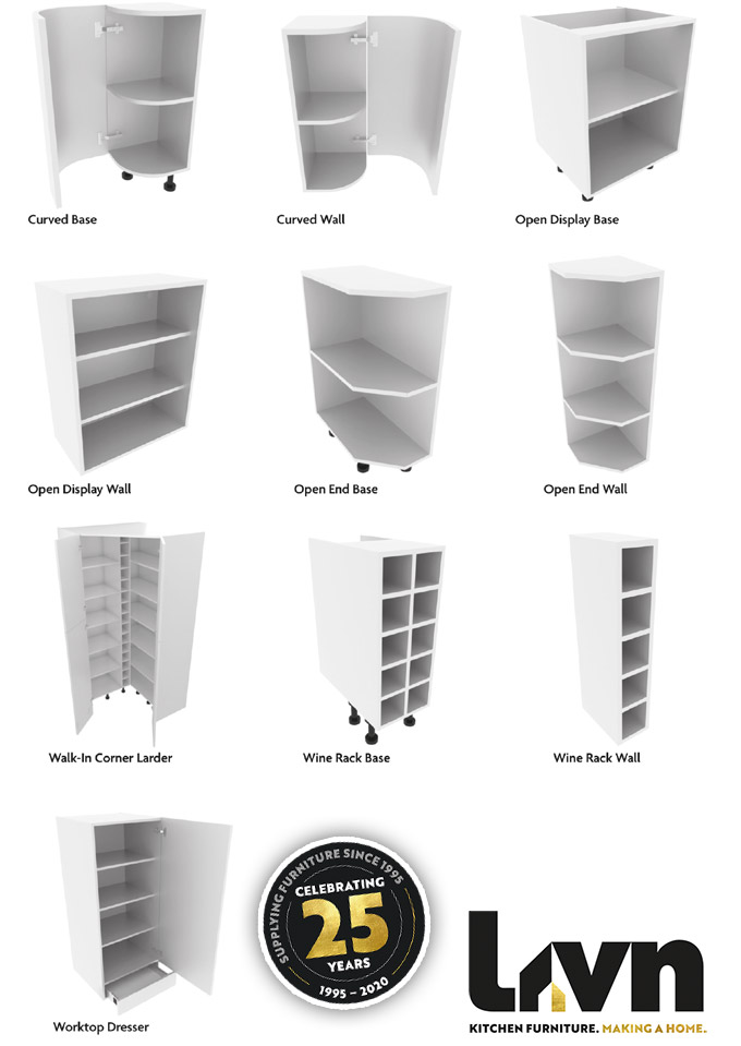 Livn Kitchen Furniture - Made in Scotland - Feature Units